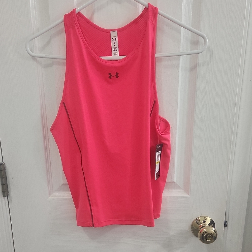 Under Armour Women's Bright Pink Tank Top